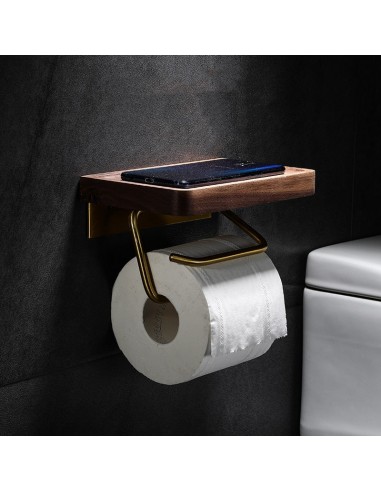 Dérouleur papier wc bois pas cher 