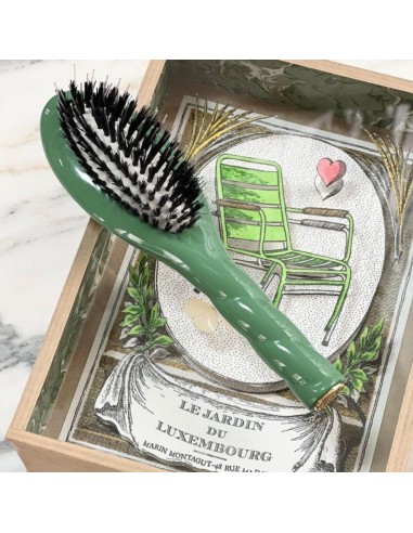 Petite Brosse À Cheveux N.02 - Vert Amande vous aussi creer 