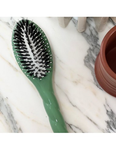 Petite Brosse À Cheveux N.03 - Vert Amande vous aussi creer 